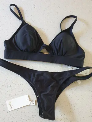 Tigerlily ESSENTIALS Bikini Black Size  AU8/10 RRP $160+ • $49.90