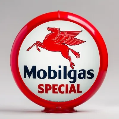 Mobilgas Special 13.5  In Red Plastic Body (G149) FREE US SHIPPING • $175