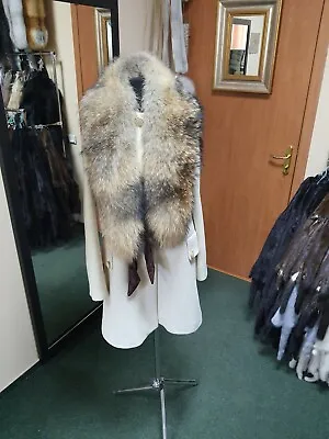 Large Raccoon Fur Collar Winter Fur Collar Raccoon Collar Raccoon Fur Woman  • $155