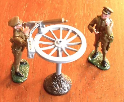 Britains Premier WWI #8911 Vickers Maxim Machine Gun With 2 Gunners • $39.99