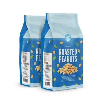 Amazon Brand-Happy Belly Roasted And Salted Peanuts 2x500g • £5.89