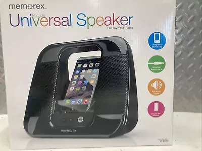 Memorex UNIVERSAL PORTABLE SPEAKER  Digital Audio Music Player W Head Phone Jack • $9.99