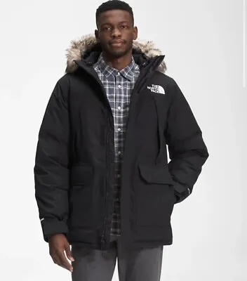NEW The North Face Coat Mens 4XL Black McMurdo Goose Down Winter Parka • $299