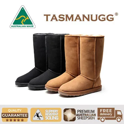   Tasman UGG- Tall Classic UGG Boots Australian MadePremium AUS Sheepskin 5815 • $155