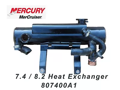 Mercruiser 7.4 / 8.2  OEM  807400A 1 Heat Exchanger  Low Hours Freshwater Use • $795