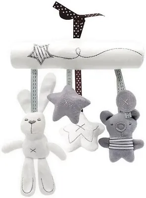 Bunny Interactive Sensory Soft Toy With Music Activity Toy For Cot Or Stroller • £6.49