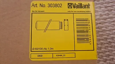 Vaillant 303802 1m 970mm Flue Extension Kit • £25