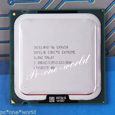 100% OK SLAN3 SLAWN Intel Core 2 Extreme QX9650 3 GHz CPU Processor LGA 775 • £82.56