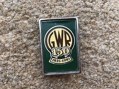£3 • Buy GWR 150 - 1835-1985 150th Anniversary Of Great Western Railway ENAMEL PIN BADGE