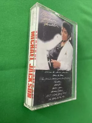 MICHAEL JACKSON THRILLER Cassette Tape Epic CBS 1982 Used • $13