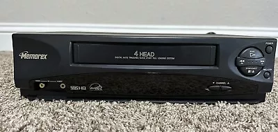 Memorex MVR2040A 4 Head HiFi VHS Video Cassette Recorder VCR Tested - No Remote • $35