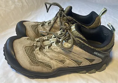 Merrell Chameleon Womens Size 7.5 Hiking Shoes Dusty Olive J12784 • $14.50