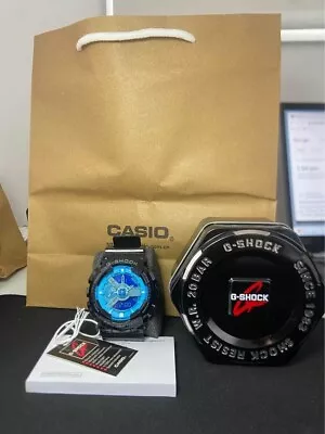 Casio G-Shock GA-110B-1A2 Watch - Black/Light Blue • $110