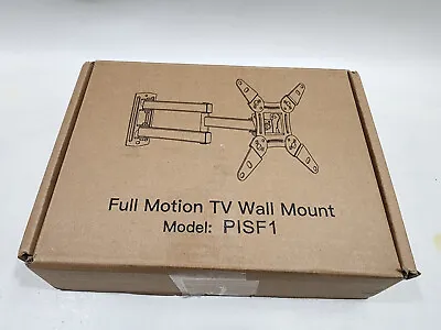 Open Box Pipishell Full Motion TV Monitor Wall Mount Bracket Articulating PISF1 • $11.99