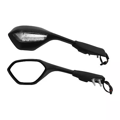 Rear-View Mirrors LED Turn Signals Light Fit For BMW S1000RR 2019-2024 2020 US • $97.99
