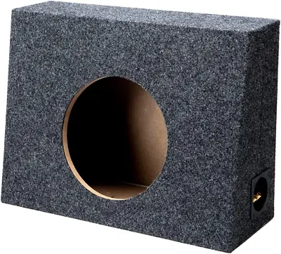 Single 10  Subwoofer Regular Standard Cab Truck Sub Box Enclosure 3/4  MDF • $69.99