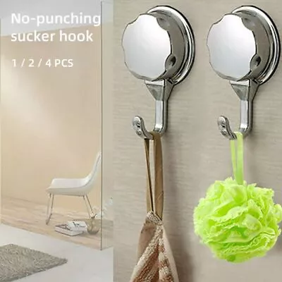 Bathroom Kitchen Removable Vacuum Suction Cup Hooks Robe Towel Holder Hook • $12.97