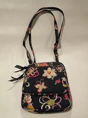VERA BRADLEY Multi Color Shoulder Bag Small Purse Multipockets Floral • $17.82