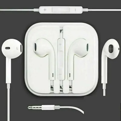 Wired Earphones For Apple IPhone IPad Samsung LG Opoo Headphones With Mic 3.5MM • £3.99