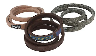 Belt Set Fits MTD LAWNFLITE 604 Tractors • £53.57