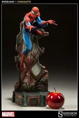 Sideshow Spider-Man J Scott Campbell Comiquette Polystone Statue 852/ 3500 • $699.99