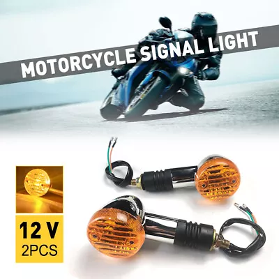 2Pcs Motorcycle Turn Signal Lights For Honda VT Shadow 750 VTX 1100 1300 1800 C • $12.99