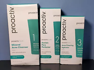 Proactiv Clean 90 Day 3 Piece Skincare Kit - Cleanser Pore Perfector Hydrator! • $27.94