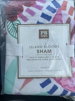 NWT Pottery Barn PB Teen Island Blooms Standard Pillow Sham Brand New • $24.10