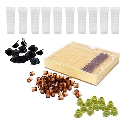 Beekeeping Complete Queen Rearing Cup Kit Cultivating Box Bee Keeper Tool Set • £13.68