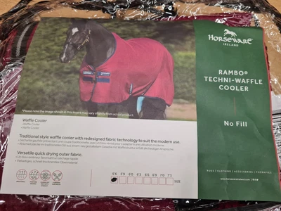 £40 • Buy 5'6 Horseware Rambo Techni-waffle Cooler Rug