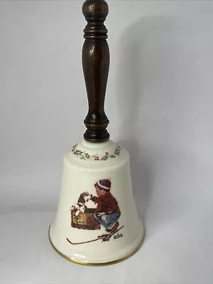 Vintage 1979 Norman Rockwell A Boy Meets His Dog Vintage Bell Gorham Fine China • $5.99