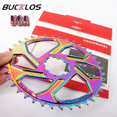 $13.39 • Buy BUCKLOS GXP Offset 3mm/6mm 32-38T Narrow Wide Chainring MTB Bike Chainwheel US