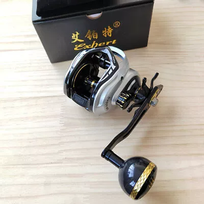 EXBERT Baitcasting Reel 6.3:1 Saltwater Casting Jigging Reel Righ/Left Hand SW • $72.16