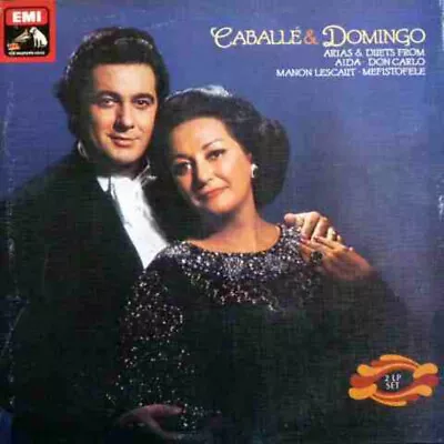 Caballé* & Domingo* - Arias & Duets From Aida / Don Carlo / Manon Lescaut / Mefi • $25