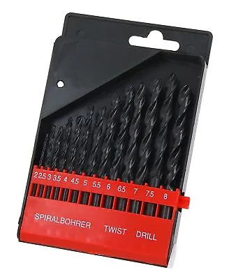 Hss Twist Drill Bit Set 13pc Metric 2mm - 8mm Metal Wood Precision • £4.49