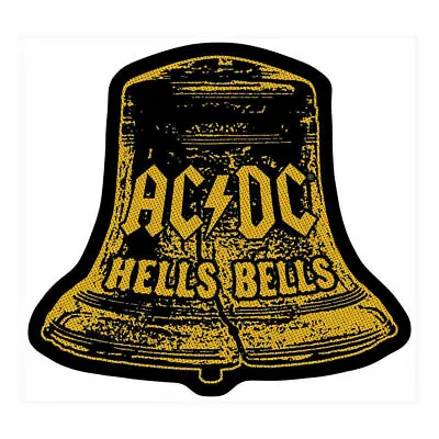 £4.99 • Buy AC/DC HELLS BELLS CUT OUT PATCH SEW ON PATCH 9cm X 6.5cm