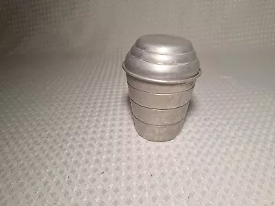 Vintage Measuring Cup Shaker With Lid 1 Cup Aluminum Unbranded • $19.99