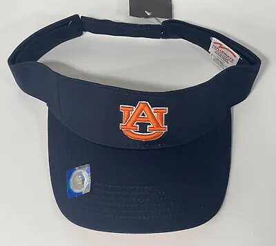 Auburn University Tigers NCAA Vtg Sun Visor Strap Snap Back Sports Hat Cap NWT • $15