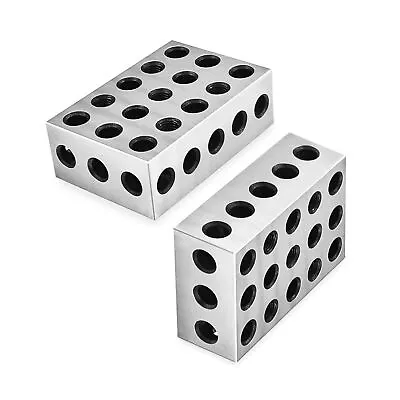 1 Matched Pair Ultra Precision 2-4-6 Blocks 23 Holes 2 * 4 * 6 Block 0.0003 M... • $120.26