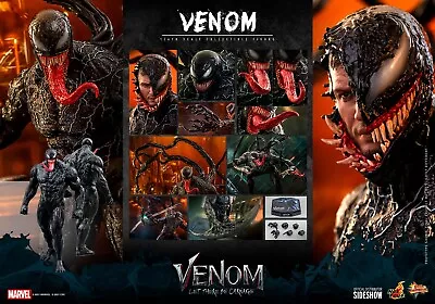 Hot Toys Marvel Venom Let There Be Carnage 1/6 Scale Figure MMS626 • $391.49