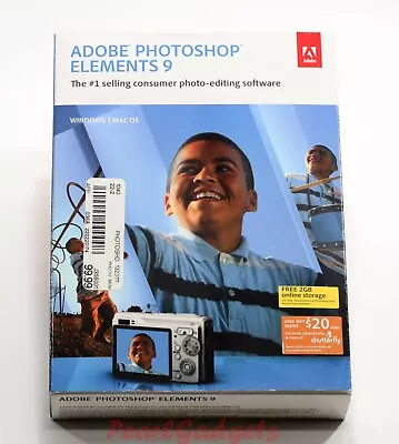 Adobe Photoshop Elements 9 & Premiere Elements 9 Mac/Win • $29.99