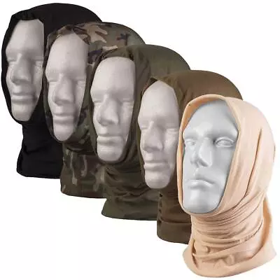 Mil-Tec Headover Snood Face Mask Head Scarf Neck Warmer Military Army Airsoft • £5.95