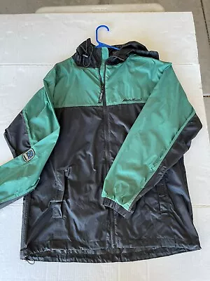 Eddie Bauer Rain Jacket Coat Slicker Size Medium  - WPL 9647 • $25