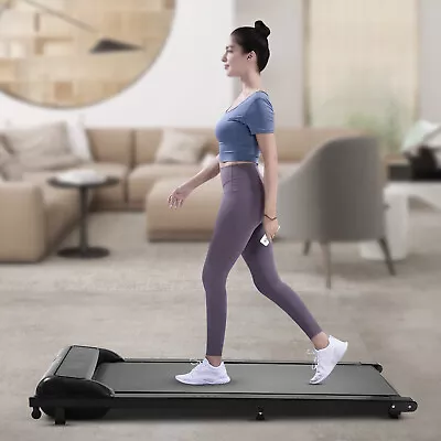 Folding Treadmill Under Desk Electric Running Walking Pad Treadmill W/Remote • $171.01