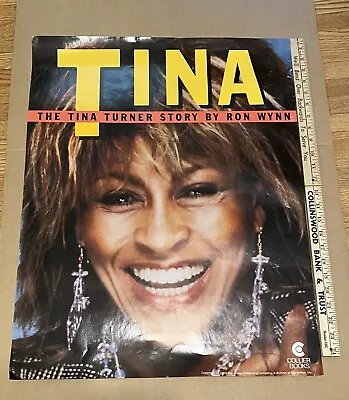 Rare Vintage 1985 Tina Turner Book Promo Poster • $19.95