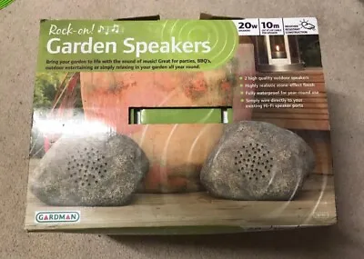 Gardman Outdoor Rock Speakers - Wired • £30