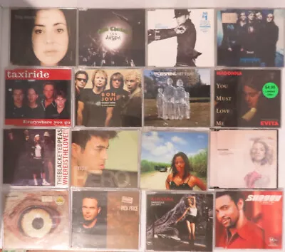 Cd's BulkSingles $4+FreepostSamplersRareChoose 1 From 24Top SellerLot 7 • $12