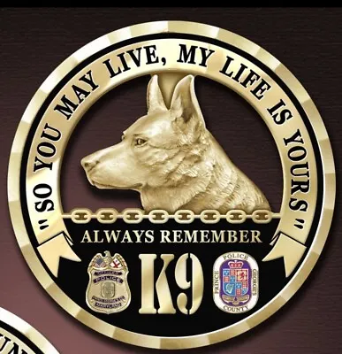 PGPD K9 Challenge Coin • $25