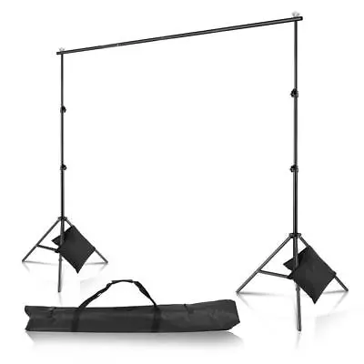 10Ft Pro Photography Photo Backdrop Support Stand Set Background Crossbar Kit • $25.89