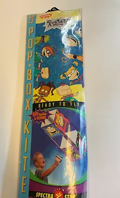 Vintage New Old Stock 29  Rugrats Box Kite Nickelodeon Ready To Fly W/ String • $9.95